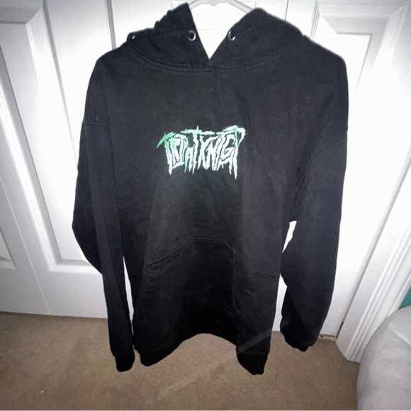 Black Graphic Hoodie - Picture 1 of 2